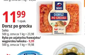 E.Leclerc Dorsz po grecku Seko 500g oferta