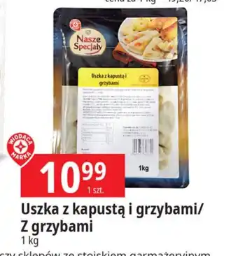 E.Leclerc Uszka z kapustą i grzybami 1kg oferta