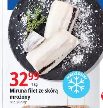 E.Leclerc Miruna filet ze skórą mrożony bez glazury 1kg oferta