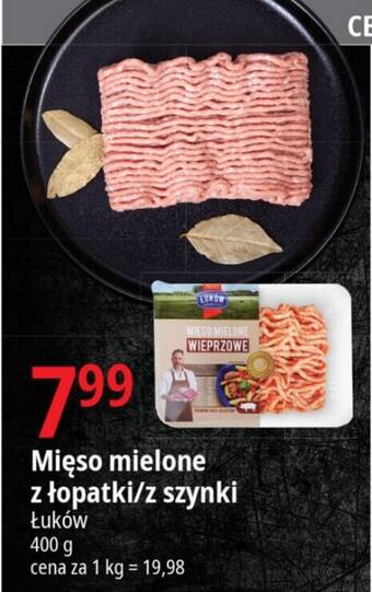 E.Leclerc Mięso mielone z łopatki z szynki Łuków 400g oferta