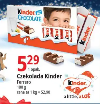 E.Leclerc Czekolada Kinder Ferrero 100g oferta