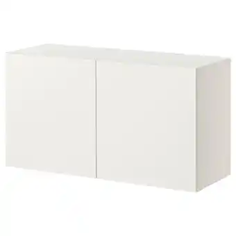 IKEA Bestå kombinacja szafek ściennych, biały/lappviken biały, 120x42x64 cm oferta