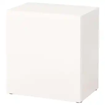 IKEA Bestå szafka z drzwiczkami, biały/lappviken biały, 60x42x64 cm oferta