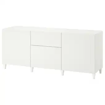 IKEA Bestå kombinacja z szufladami, biały/sutterviken/kabbarp biały, 180x42x74 cm oferta