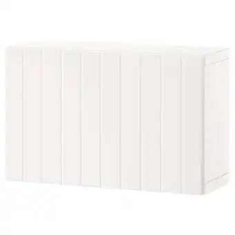 IKEA Bestå kombinacja szafek ściennych, biały/sutterviken biały, 60x22x38 cm oferta