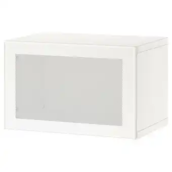 IKEA Bestå szafka z drzwiczkami, biały/mörtviken biały, 60x42x38 cm oferta