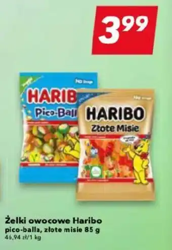 Lewiatan Żelki owocowe Haribo 85 g oferta
