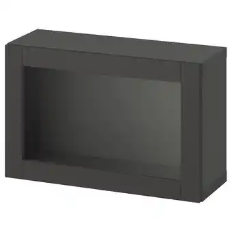 IKEA Bestå szafka z drzwiczkami, ciemnoszary/sindvik ciemnoszary, 60x22x38 cm oferta