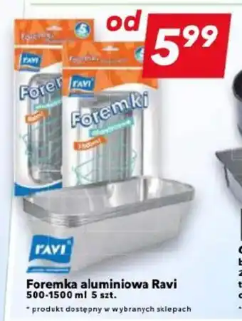 Lewiatan Foremka aluminiowa Ravi 500-1500 ml 5 szt. oferta