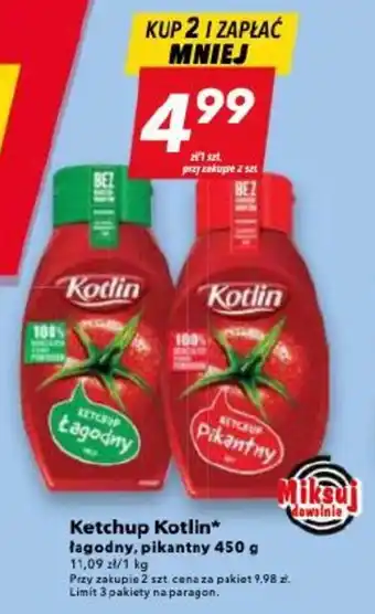 Lewiatan Ketchup Kotlin 450 g oferta