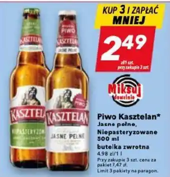 Lewiatan Piwo Kasztelan 500 ml oferta