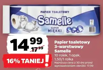 Netto Papier toaletowy 3-warstwowy Samelle 10 rolek oferta
