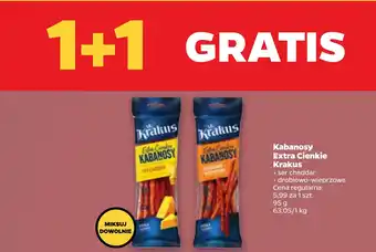 Netto Kabanosy Extra Cienkie Krakus 95 g oferta