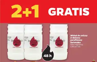 Netto Wkład do zniczy 2-dniowy parafinowy Światełko oferta