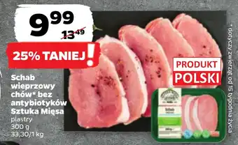 Netto Schab wieprzowy chów bez antybiotyków Sztuka Mięsa 300 g oferta