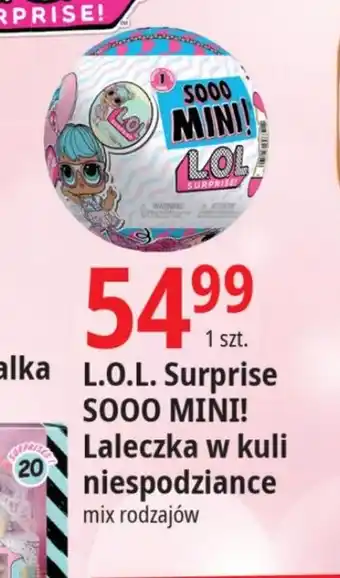 L.O.L. Surprise SOOO MINI! Laleczka w kuli niespodziance mix rodzajów