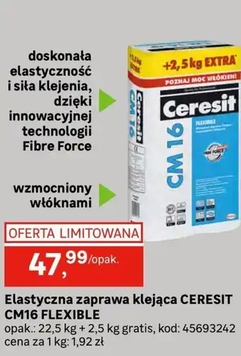 Leroy Merlin Zaprawa klejowa ceresit oferta