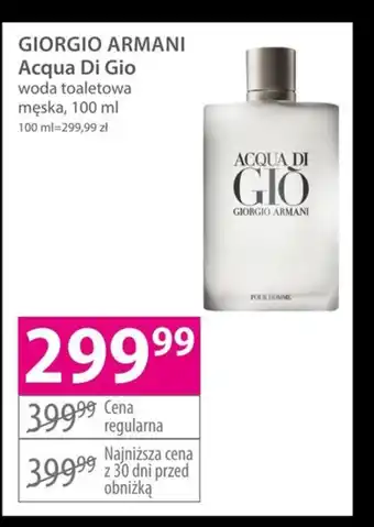 Hebe Woda toaletowa giorgio armani oferta