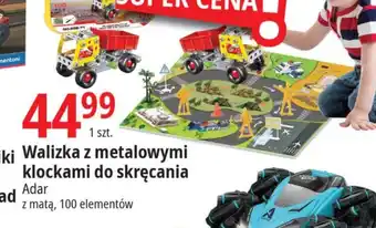 E.Leclerc Walizka z metalowymi klockami do skręcania Adar oferta