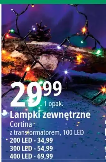 E.Leclerc Lampki zewnętrzne Cortina oferta