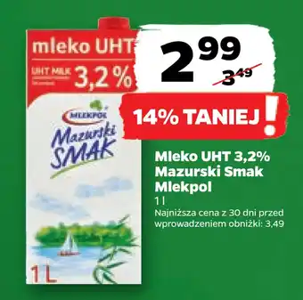 Netto Mleko uht 3,2% mazurski smak mlekpol oferta