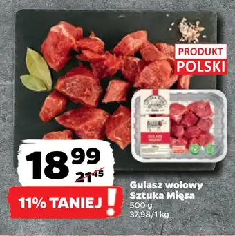 Netto Gulasz wołowy sztuka mięsa oferta