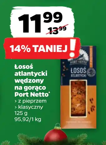 Netto Łosoś atlantycki wędzony na gorąco port netto oferta