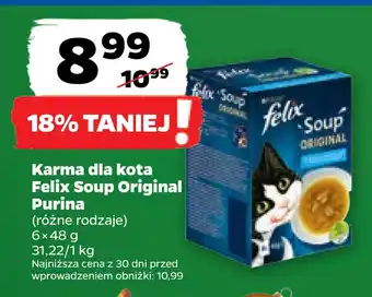Netto Karma dla kota felix soup original purina oferta