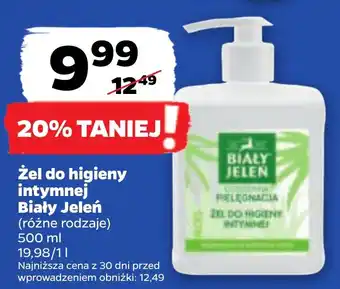 Netto Żel do higieny intymnej Biały Jeleń 500 ml oferta