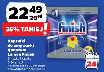 Netto Kapsułki do zmywarki Quantum Lemon Finish 24 szt. oferta