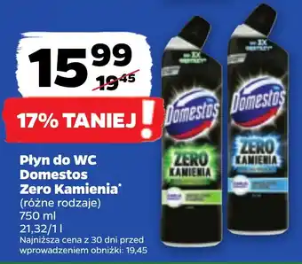 Netto Płyn do WC Domestos Zero Kamienia 750 ml oferta