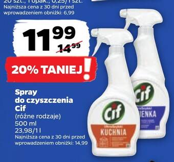 Netto Spray do czyszczenia Cif 500 ml oferta