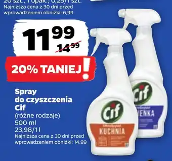 Netto Spray do czyszczenia Cif 500 ml oferta
