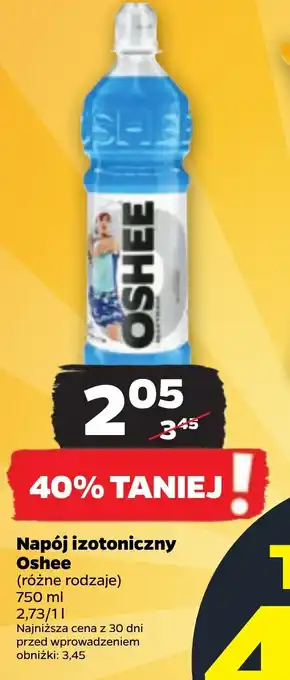 Netto Napój izotoniczny Oshee 750 ml oferta