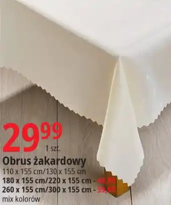 E.Leclerc Obrus żakardowy oferta