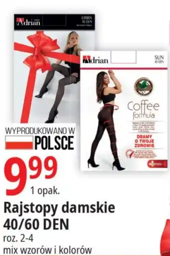 E.Leclerc Rajstopy damskie 40/60 DEN oferta