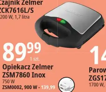 E.Leclerc Opiekacz Zelmer ZSM7860 Inox oferta