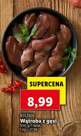 Lidl Wątroba z gęsi oferta