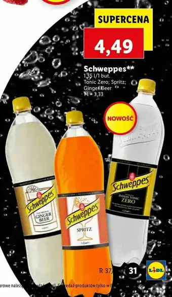 Lidl Schweppes oferta