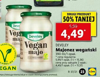 Lidl Majonez wegański oferta
