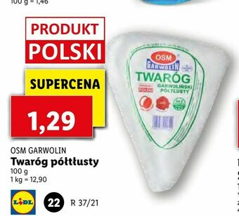 Lidl Twaróg półtłusty oferta