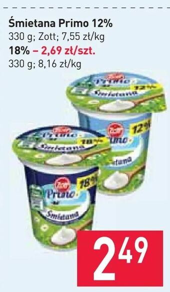 Stokrotka Śmietana Primo 12% oferta