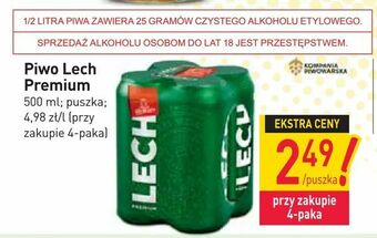 Stokrotka Piwo Lech Premium oferta