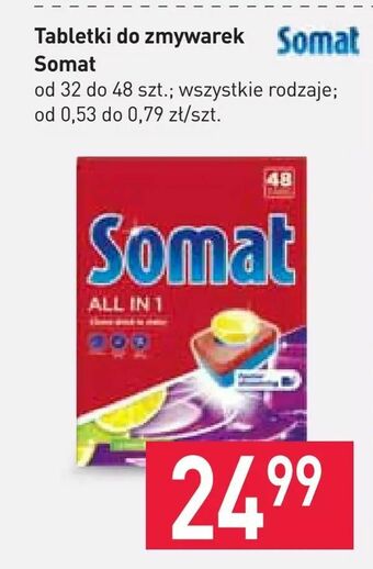 Stokrotka Tabletki do zmywarek Somat oferta