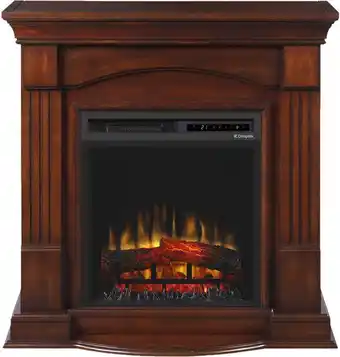 Castorama Kominek elektryczny dimplex campana orzech oferta