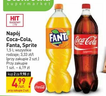 Stokrotka Napój Coca-Cola, Fanta, Sprite oferta