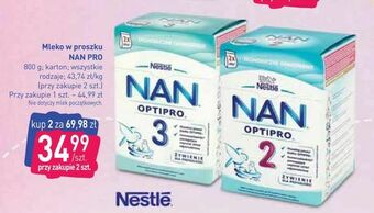 Stokrotka Mleko w proszku NAN PRO oferta