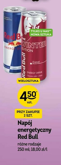 Żabka Napój energetyczny Red Bull oferta