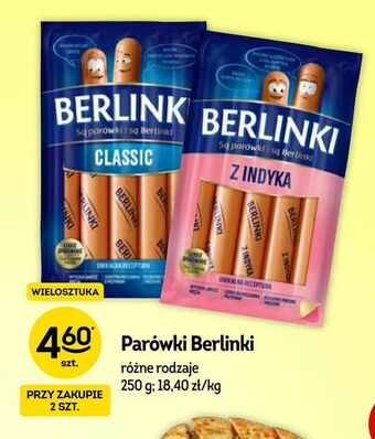 Żabka Parówki Berlinki oferta