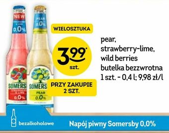 Żabka Napój piwny Somersby 0,0% oferta
